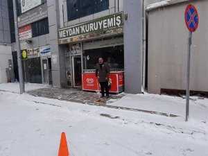 Malazgirt’te Kar Yağışı