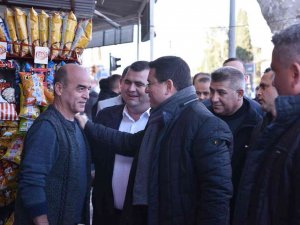 Başkan Tütüncü, Döşemealtı’nda Esnafla Buluştu