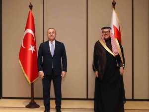 Dışişleri Bakanı Çavuşoğlu, Bahreyn Dışişleri Bakanı Al Zayani İle Bir Araya Geldi