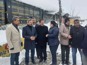 Milletvekili Aydın, Besni Esnafına Geçmiş Olsun Dileklerinde Bulundu