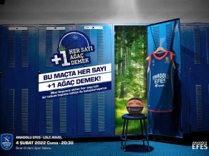 Anadolu Efes - Asvel Maçında Atılacak Her Sayı Ağaca Dönüşecek