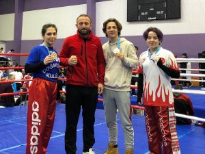 Kick Boks’ta 2 Altın 1 Gümüş Madalya