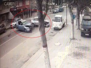 Tekirdağ’da Hatalı Dönüşün Feci Kazayla Bittiği Anlar Kamerada