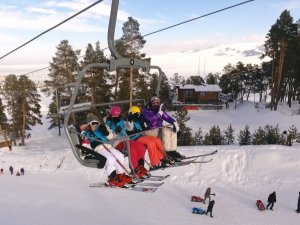 Sarıkamış Kayak Merkezi Havadan Görüntülendi