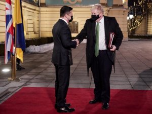 İ̇ngiltere Başbakanı Johnson, Ukrayna’da