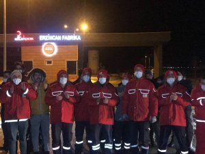 Kızılay İ̇çecek Erzincan Fabrikası İşçileri Greve Başladı