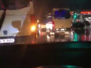 Dolmuşçular Tünel Kapatıp Asker Eğlencesi Yaptı