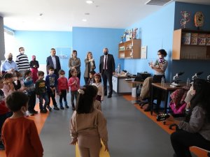 Çocuklar Bilim Kampında Atölye Çalışmalarına Katıldı