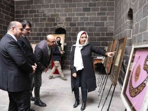 Diyarbakır’da ’Kelamdan Kaleme Hüsn-ü Hat’ Sergisi Açıldı