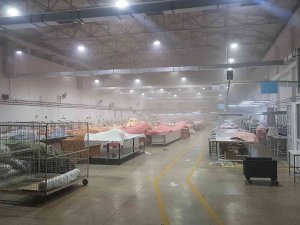 Tekstil Atölyesinde Korkutan Yangın