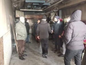 Tatvan’da İş Yeri Yangını