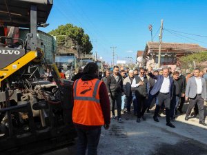Seçer, Tarsus’taki Yol Çalışmalarını İnceledi