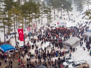 Aladağ Kardan Adam Şenliği Renkli Görüntülere Sahne Oldu
