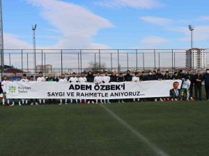 Kayseri Şekerspor, Adem Özbek’i Unutmadı