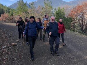 Turbeldak Vişneli-nazarköy Parkurunda Yürüyüşünü Tamamladı