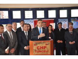 Chp Genel Başkan Yardımcısı Umut Oran Tunceli’de