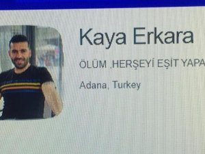 Öldürülen Adamın "Ölüm" Paylaşımı
