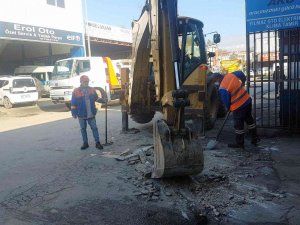 Manavgat’ta Yol Bakım Çalışması