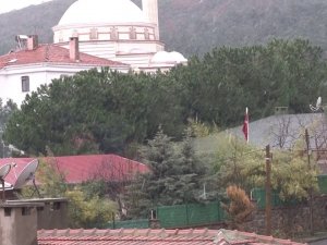 Aydos Tepesine Kar Yağışı Başladı