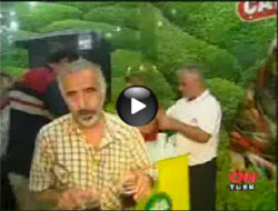 Çaykur Tır'ı Eminönü'nde (VİDEO)