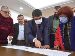 Başkan Çelik Yeni Projesi İçin Hakdem Yöneticilerinin Fikrini Aldı