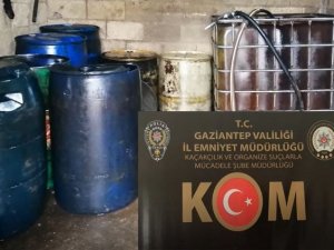 Gaziantep’te 2 Bin 500 Litre Kaçak Akaryakıt Ele Geçirildi