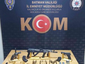 Batman’da Silah Ve Mühimmat Ele Geçirildi