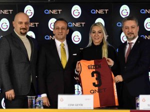 Galatasaray Kadın Voleybol Takımı Forma Sırt Numara Altı Sponsoru Qnet Oldu