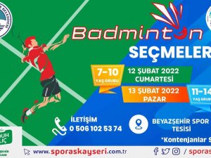Büyükşehir Spor A.ş.’de Badminton Seçmeleri Başlıyor