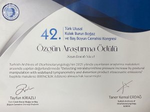 Paü Hastanesine Özgün Araştırmada Birincilik Ödülü