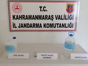 Kahramanmaraş’ta Sahte Alkol Operasyonu