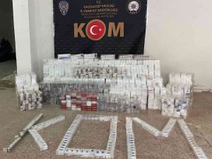 Gaziantep’te 12 Bin 530 Paket Kaçak Sigara Ele Geçirildi