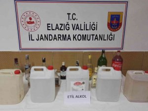 Elazığ’da Kaçak İçki Operasyonu