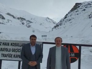 Bahçesaray Dikmetaş Yolu Ulaşıma Açıldı