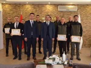 Kaymakam Ertürkmen’den Orman İşletme Çalışanlarına Başarı Belgesi