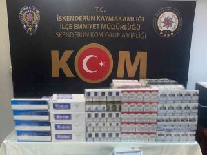 İ̇skenderun’da Gümrük Kaçağı Sigara Ve Makaron Operasyonu