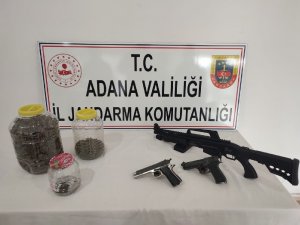 Adana’da Uyuşturucu Ve Silah Operasyonu