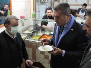 Mustafa Sarıgül Esnaf Lokantasında Pilav Yedi