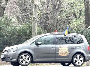 Viyana’da Aşı Karşıtı Araçlı Protestoya Polis Engeli