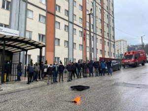 Yangın Eğitimi Bu Sefer Erkek Yurdunda Verildi