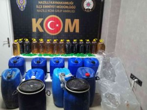 Nazilli’de Sahte Alkol Operasyonu