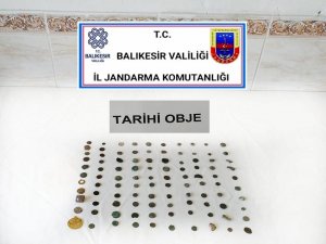 Bandırma’da Yüz Adet Tarihi Sikke Ele Geçirildi