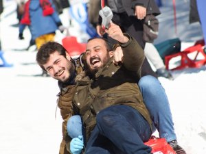 Çorum’da İlki Düzenlenen Kar Festivaline Yoğun İlgi