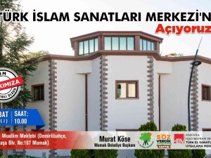 İ̇slam Sanatları Mamak’ta Hayat Buluyor