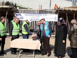 5. Levent Aile Sağlığı Merkezi Ve Muhtarlık Binası Temeli Atıldı