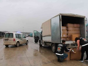 Başkentte Gümrük Muhafaza Ekipleri 2.3 Ton Kaçak Tütün Ele Geçirdi