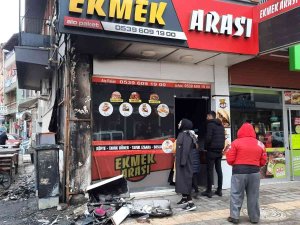 İ̇ş Yerinde Çıkan Yangın Maddi Hasara Neden Oldu