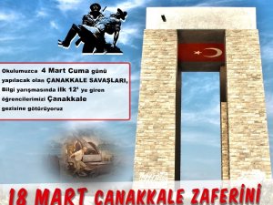 Hisarcık’ta Çanakkale Gezisi İçin Bilgi Yarışması