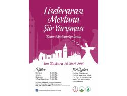 Liselerarası Mevlana Şiir Yarışmasına Büyük İlgi