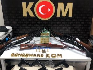 8 İlde Eş Zamanlı Kaçak Silah Operasyonu